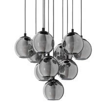 Ariscani Glass Orb 10 Light Cluster Pendant